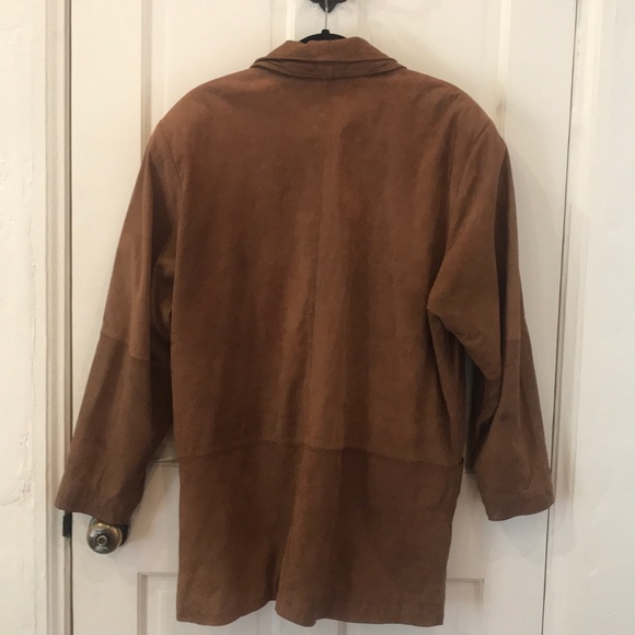 Men’s leather vintage style brown jacket - Picture 4 of 4